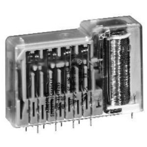 relé electromecánico con contactos guiados / biestable / de potencia / para circuito impreso