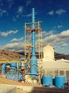 lavador de gases Venturi / por vía húmeda / biológico / compacto