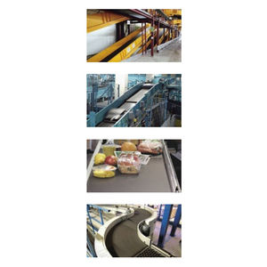 cinta transportadora de PVC / de tejido / industrial / ignifugada