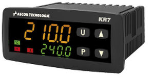 controlador de temperatura doble visualizador led / programable / configurable