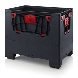 caja-palé de polipropileno / de manipulación / apilable / grande
