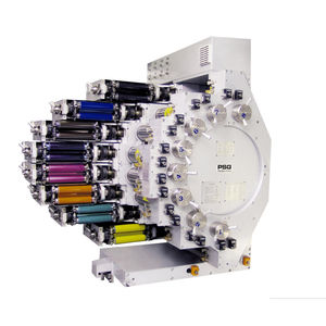 máquina de serigrafia automática / de 9 colores / para productos cilíndricos / rotativa