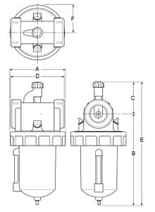 lubricador para aire comprimido / automático