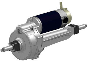 bloque de transmisión con motor eléctrico