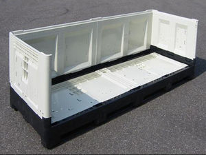container de metal / para la recogida de tubos fluorescentes
