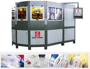 máquina de serigrafia servoaccionada / multicolor / para la industria del vidrio / de alta velocidad