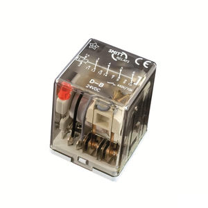 relé electromecánico 24 V CC / enchufable / de potencia
