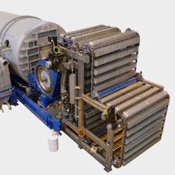 esterilizador de procesos / de vapor / horizontal / automático