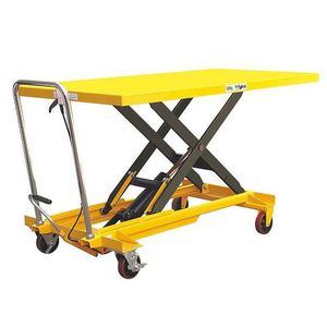 mesa elevadora de tijera / hidráulica / manual / móvil