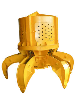 pulpo orange peel / hidráulico / con 4 garras / para chatarra