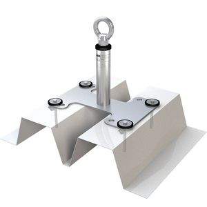 anclaje anticaída de acero inoxidable / para techado