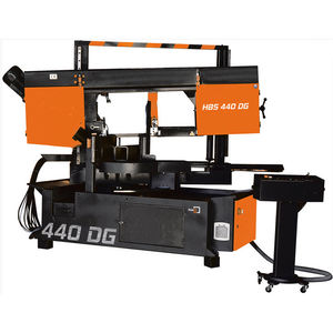 sierra de cinta / para metales / semiautomática / de doble columna