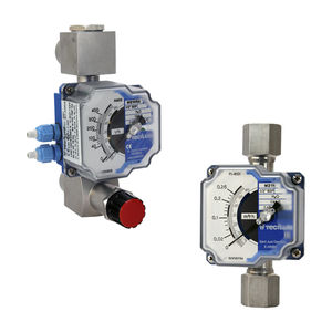 caudalímetro de área variable / para líquido / para gas / para vapor