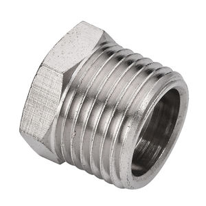 tapón de cabeza hexagonal / macho / roscado / de latón
