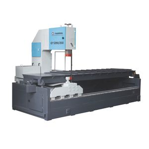 sierra de cinta / para metales / con sistema de refrigeración / longitudinal