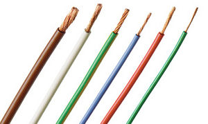 hilo eléctrico aislado / de cobre / de PVC / flexible