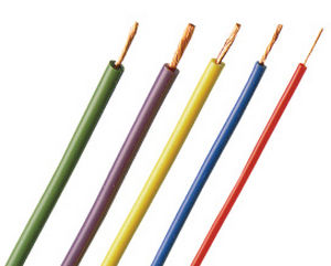 cable monoconductor aislado / de cobre / de silicona / multifilar