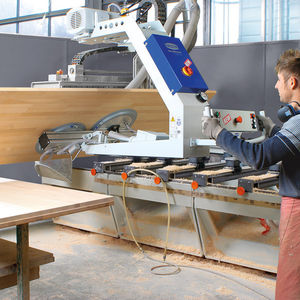 elevador de ventosas para chapas / para planchas de madera / neumático / horizontal