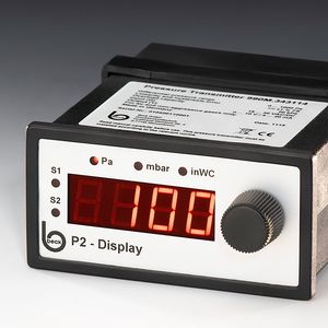 manómetro digital / de presión diferencial / para aire / para gas