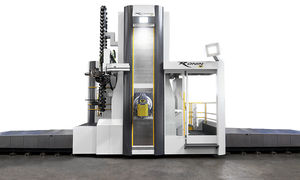 fresadora CNC 3 ejes / horizontal / de columna móvil / de alta velocidad
