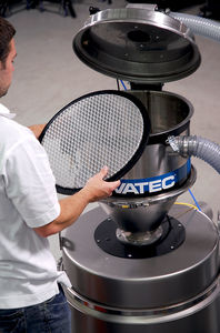receptor por vacío para transporte neumático