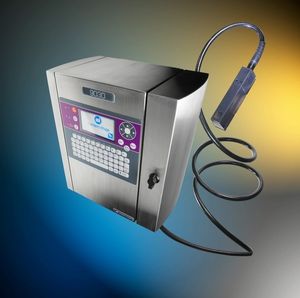 máquina de marcado por chorro de tinta continuo / benchtop / automática / compacta
