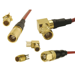 conector PCB / coaxial / quadrax / twinaxial