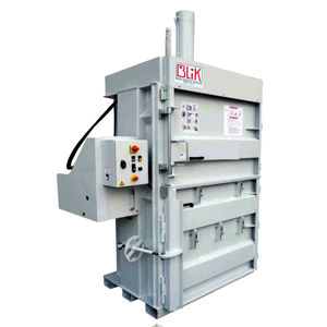 prensa de balas vertical / de carga frontal / para cajas de cartón