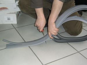 protector para cable para suelo / de PVC