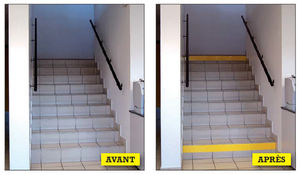 cinta adhesiva de PVC / resistente a los UV / reflectante / para marcado