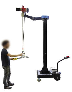 grúa pluma de columnas / móvil / articulada / con rotación completa