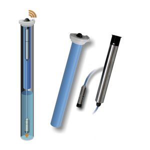 sensor de nivel hidrostático / para líquido / con registrador de datos / para tanque