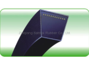 correa de transmisión trapezoidal / de caucho / envuelta