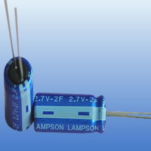 condensador eléctrico electrolítico / radial