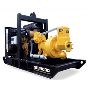 bomba para aguas de desagüe / con motor diésel / autocebante / de rotor