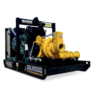 bomba para aguas de desagüe / con motor diésel / autocebante / de rotor