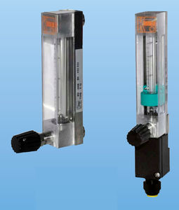 caudalímetro de área variable / para agua / para aire / de acero inoxidable