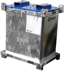 cajón de metal / para almacenamiento / de transporte / para catalizadores