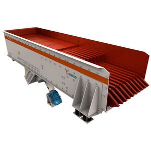 alimentador grizzly / vibrante / continuo / para cinta de transportadora