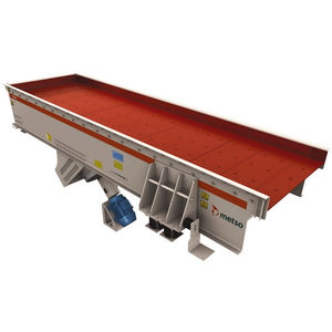 alimentador vibrante / continuo / para cinta de transportadora