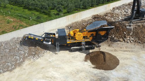 Unidad de machacado y cribado de mandíbula FTJ 1175 Fabo Crushing