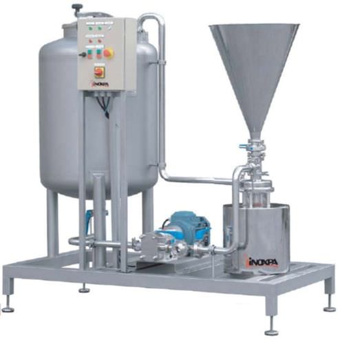 mezclador l&iacute;quido-s&oacute;lido con bomba centr&iacute;fuga max. 65 000 l/h, 7 500 kg/h  INOXPA