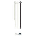 abrazadera de apriete de nilón / con de montaje enchufable - max. 210 x 4.7 mm, -40 °C ... +85 °C | SES®-QUICK series