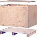 caja de contrachapado / plegable - 0.69 m³ | ExPak P