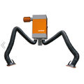 extractor de humo de pared - 700 m³/h, 1.1 kW