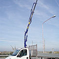 grua telescópica / para camión - max. 570 kg | 903N series