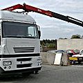 grua telescópica / para camión - 450 - 3 150 kg | 820 series