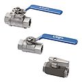 valvula de bola / de acero inoxidable - AISI 316L, AISI 304L, AISI 303L