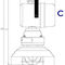 Luminaria Evac Series Siccis Fluorescente Ip Suspendida