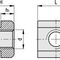 Tuerca Para Ranuras En T Gn Elesa